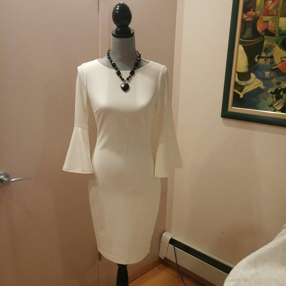 Calvin Kleine White Dress